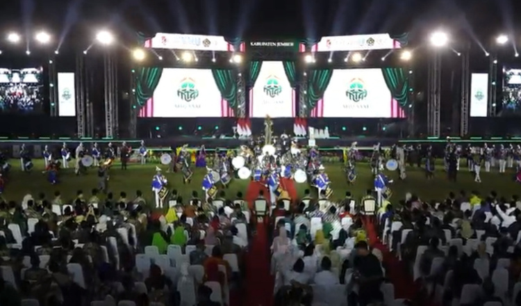 Pembukaan MTQ XXXI Jatim di Jember Sport Garden.