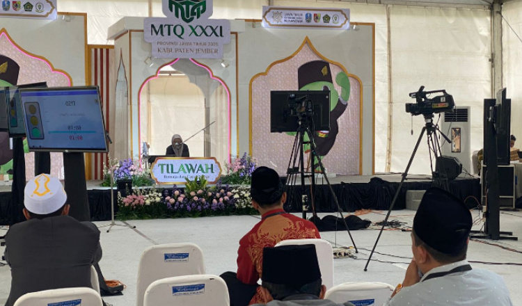 MTQ XXXI tingkat Jawa Timur yang digelar di Pondok Pesantren Al-Qodiri, Gebang Poreng, Jember
