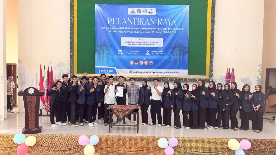 RM FEBI UIN KHAS Jember Dilantik, Didorong Jadi Mesin Perubahan dan Pencetak Kader Unggul