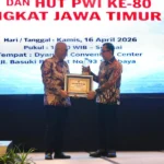Said Abdullah Sabet Penghargaan PWI Jatim di HPN 2026