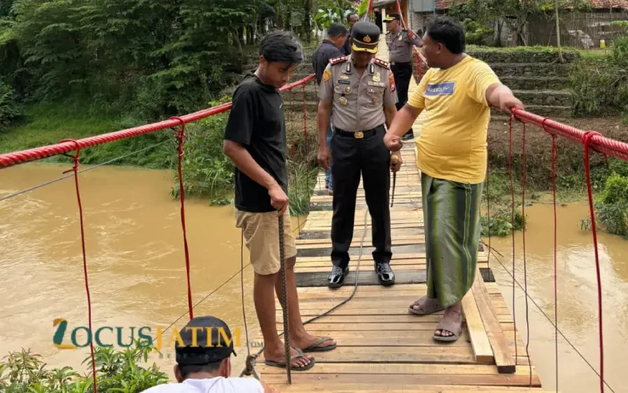 Jembatan Tua yang Terlupakan, Kini Hidup Lagi Berkat Kepedulian Polisi