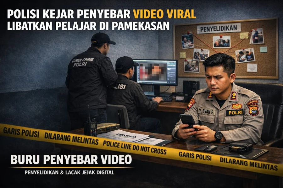 Polres Pamekasan Buru Penyebar Video Viral Diduga Libatkan Pelajar
