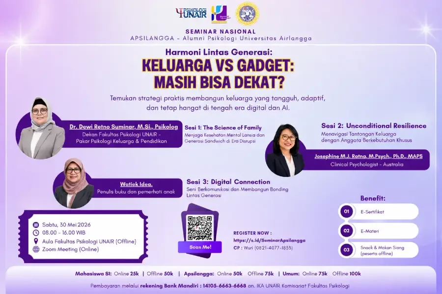 APSILANGGA Soroti Ancaman Gadget terhadap Kehangatan Keluarga Lewat Seminar Nasional