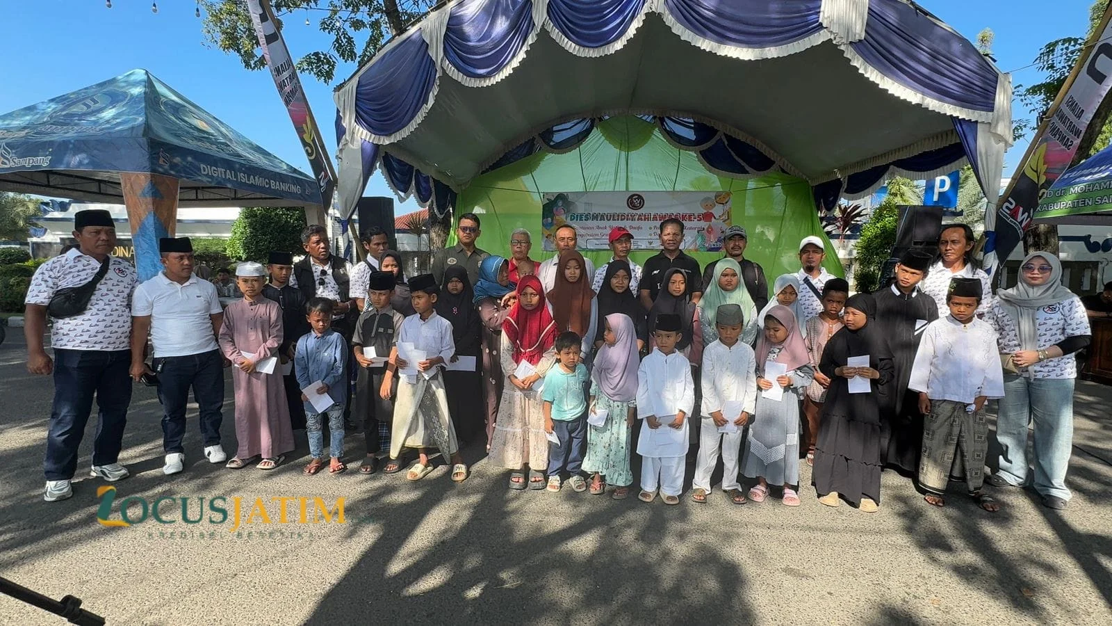 HUT ke-5 AWAS Jadi Ajang Berbagi, Puluhan Anak Yatim di Sampang Terima Santunan