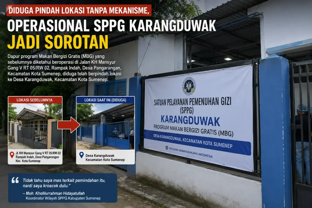 Diduga Pindah Lokasi Tanpa Mekanisme, Operasional SPPG Karangduwak Jadi Sorotan