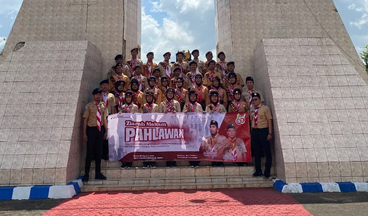 Gerakan Pramuka Sumenep menggelar ziarah ke Taman Makam Pahlawan