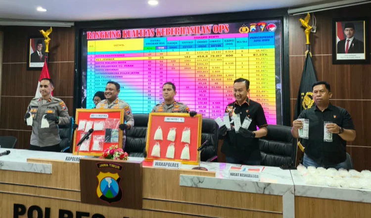 press release Polres Jember